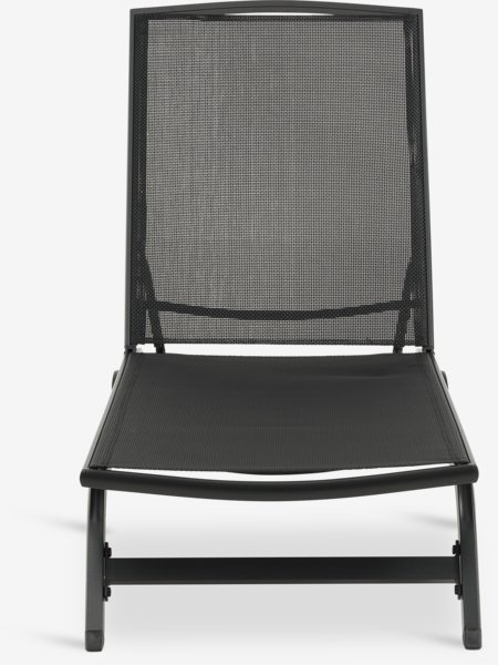 Tumbona HANSTHOLM A76xL202 negro