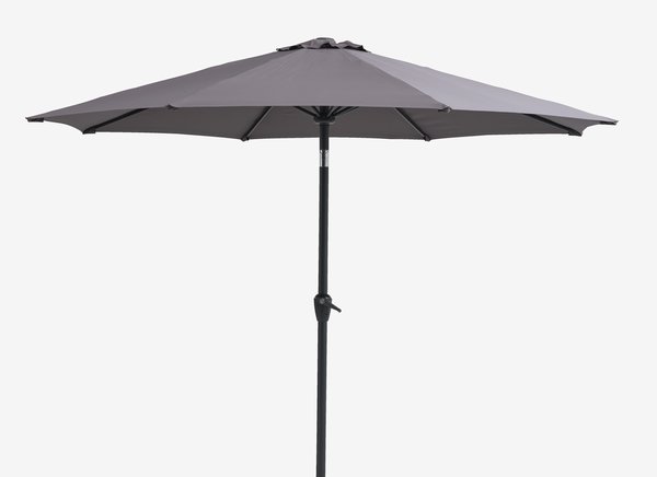 Parasol AGGER Ø300 gris foncé