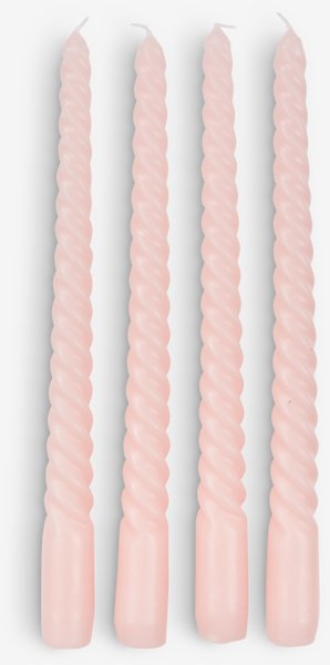Candela BALDUR H26 cm rosa 4 pezzi