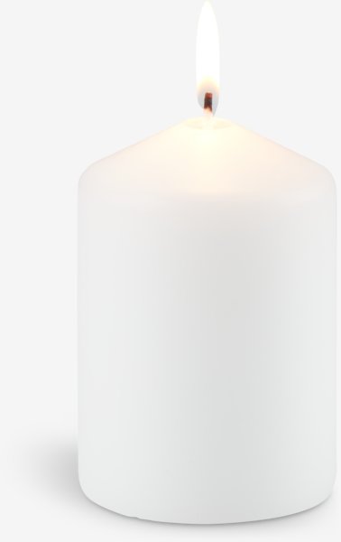 Pillar candle TORALF D7xH10cm white