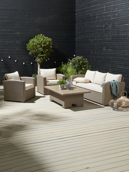 Lounge set VEMB 5-seater natural