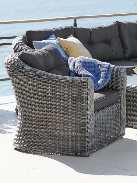 Fauteuil lounge TAMBOHUSE gris