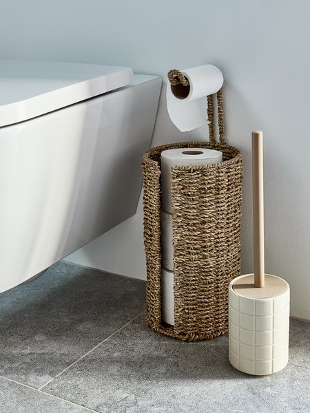 Toilet roll holder VANSBRO D16H47cm seagrass