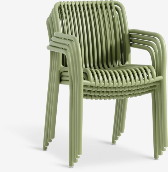 Krzesło ogrodowe NABBEN oliwkowy