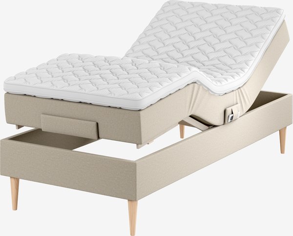 Elevationsseng 180x200cm TONDRA GE45 sand-91 DREAMZONE