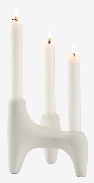 Candle holder VIGNIR W13xL16xH15cm grey