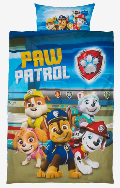 Nevresim seti PAW PATROL 155x220 mavi