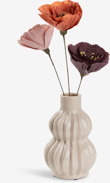 Τεχνητό λουλούδι PER Υ40cm τριανταφυλλί