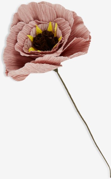 Umetna roža PER V40 cm roza