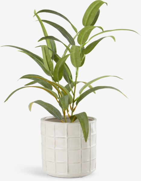 Saksı MATSSON Ø14xY13cm beyaz