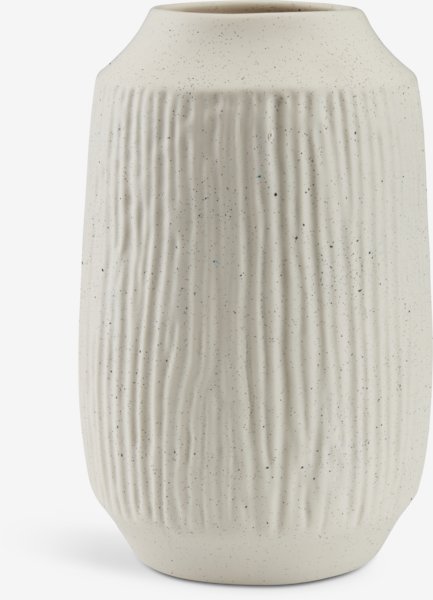 Vase CHRISTIAN Ø21xH33cm blanc