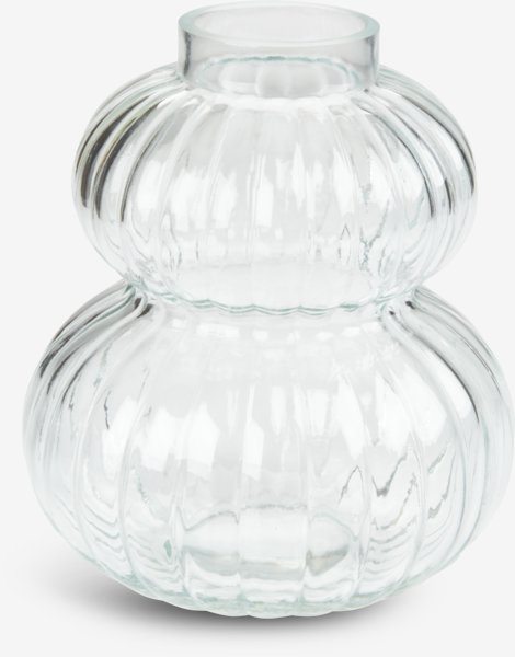 Váza BUSTER Ø14xV16 cm clear