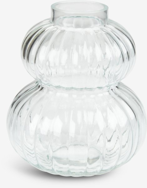 Vase BUSTER Ø14xH16cm klar