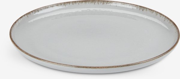 Piatto da portata FERDUS Ø27 cm porcellana grigio
