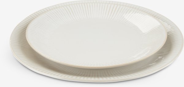 Plate STEFFEN D21cm earthenware white