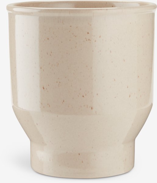 Cache-pot ADAM Ø15xH17cm beige