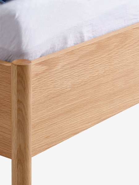 Bed frame STUBBERUP Euro Double oak