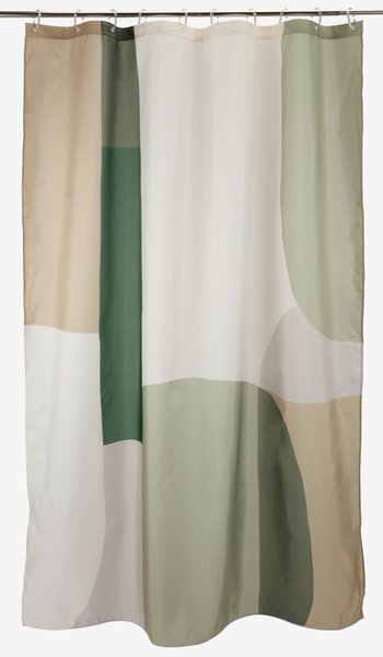 Cortina duche KILAFORS 150x200cm verde