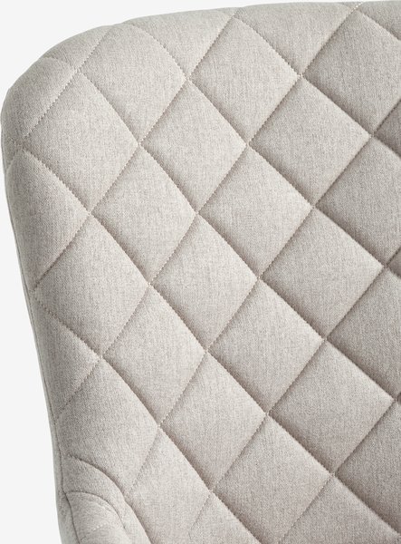 Sedia BELLINGE tessuto color sabbia/color rovere