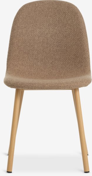 Eetkamerstoel EJSTRUP donkerzand/eiken kleur