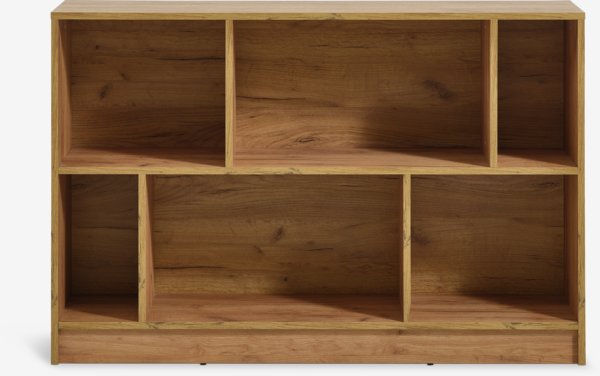 Winsome Mission Scaffale A 4 Ripiani Pieghevole - Legno Di Faggio Naturale - Libreria Portatile