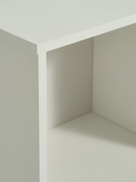 Bookcase MOSBJERG 6 shelves white