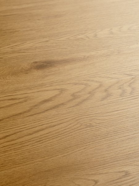 ALSTED Ø120 bord natur eik + 4 JONSTRUP stol konjakk