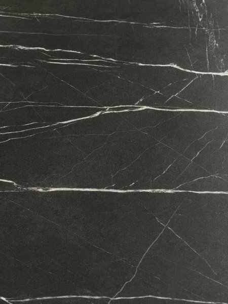 Tavolo KRONDAL Ø110 cm effetto marmo nero
