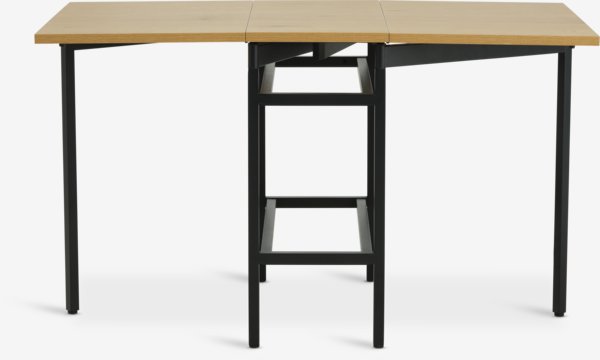 Table FOLDINGBRO 75x38/84/130 coloris chêne