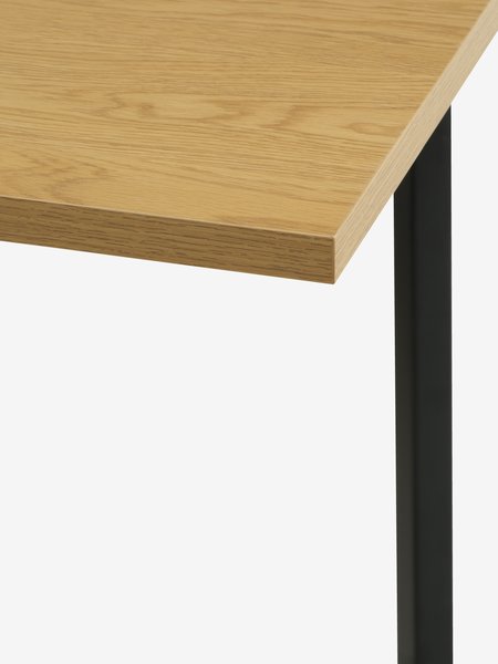 Table FOLDINGBRO 75x38/84/130 coloris chêne