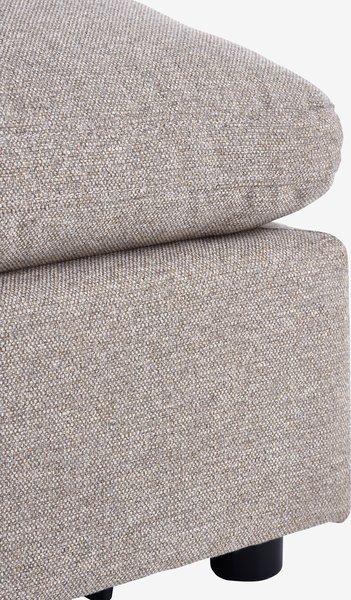 Sofa module LUNDBY centre sand fabric