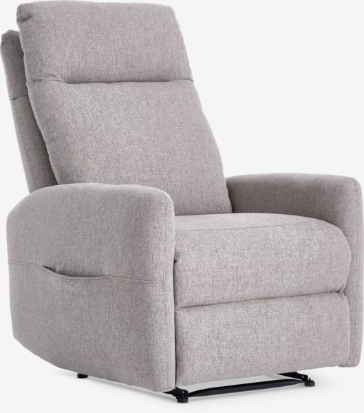 Fauteuil de massage VONSILD tissu gris clair