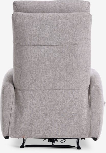 Fauteuil de massage VONSILD tissu gris clair