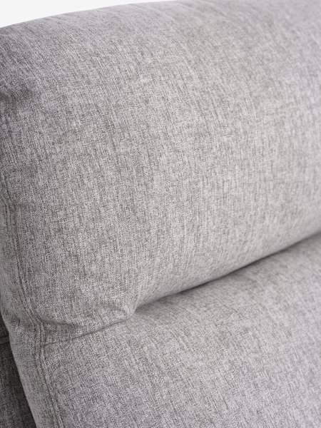 Sillón de masaje VONSILD tela gris claro