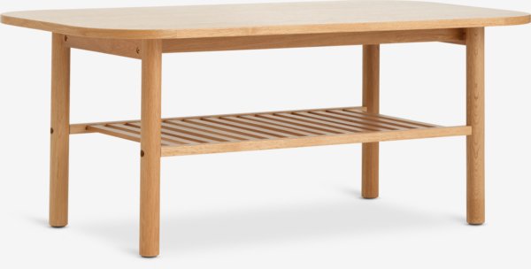 Coffee table LYNGVIG 60x110 w/shelf oak