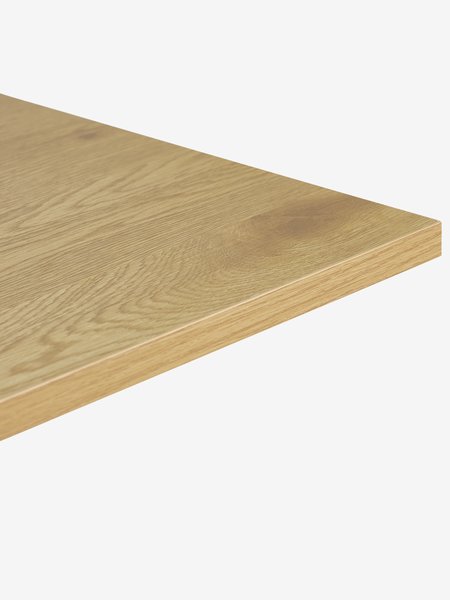 Height adj. desk SVANEKE 70x140 oak colour/back