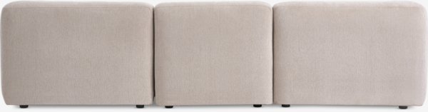 Modular sofa SKEJBY 3 seater sand fabric