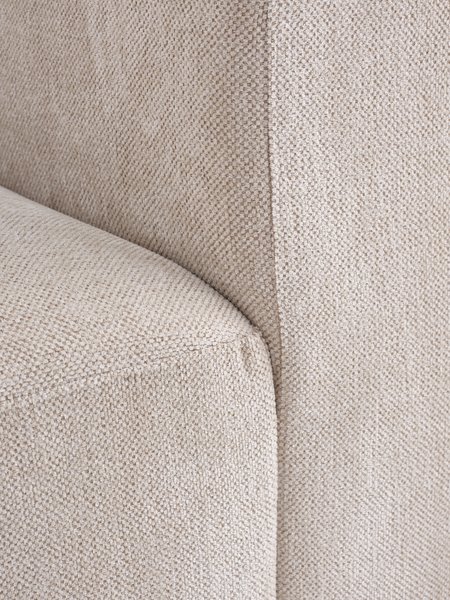 Modular sofa SKEJBY 3 seater sand fabric