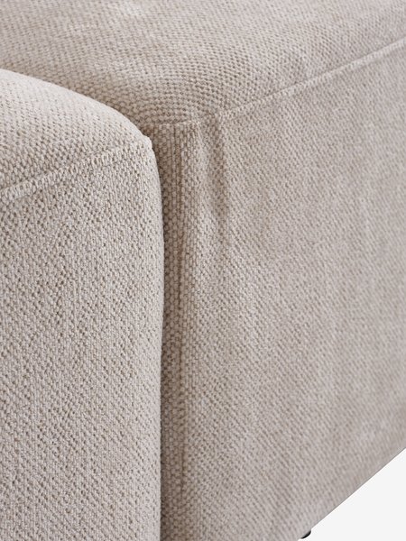 Modular sofa SKEJBY 3 seater sand fabric