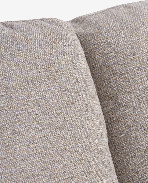 Canapé modulable LYBY 3 personnes tissu sable