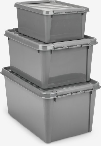 Storage BOX SMARTSTORE RECYCLED 31 32L w/lid