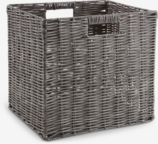 Basket CASPERSEN W28xL32xH30cm grey