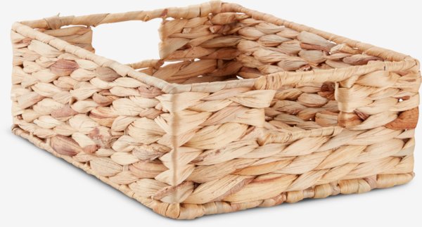 Basket BJORN W20xL25xH9cm natural