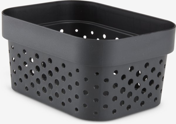 Basket INFINITY 1.4L plastic black