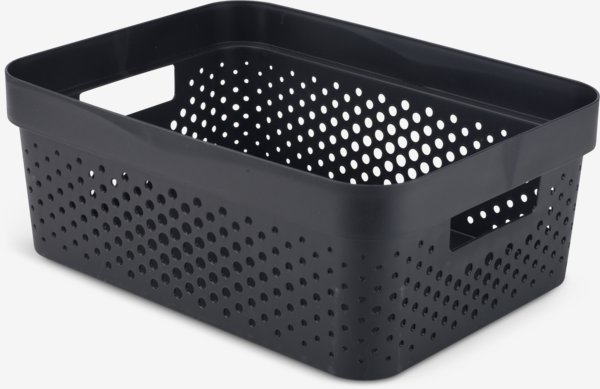 Panier INFINITY 11L plastique noir