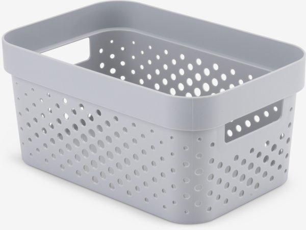 Cesta INFINITY 4,5L plástico gris