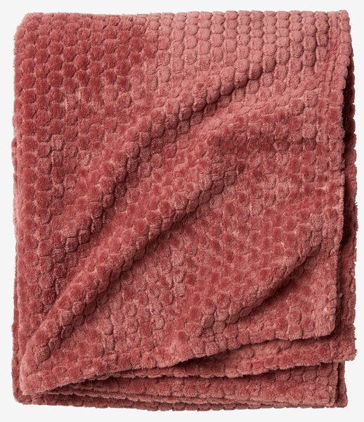 Fleecedecke ROSENVIAL 130x160 Fleece rosa