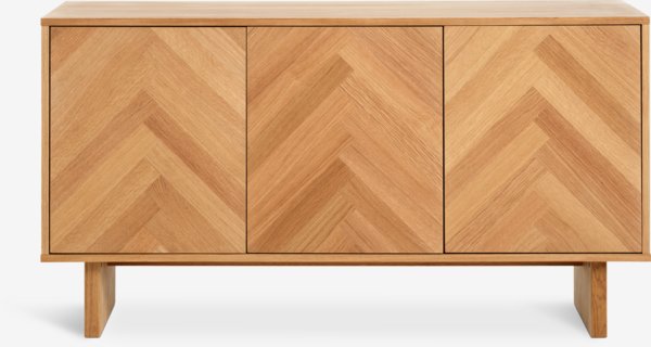 Sideboard HARESKOV 3 doors oak