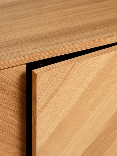 Credenza HARESKOV 3 ante rovere