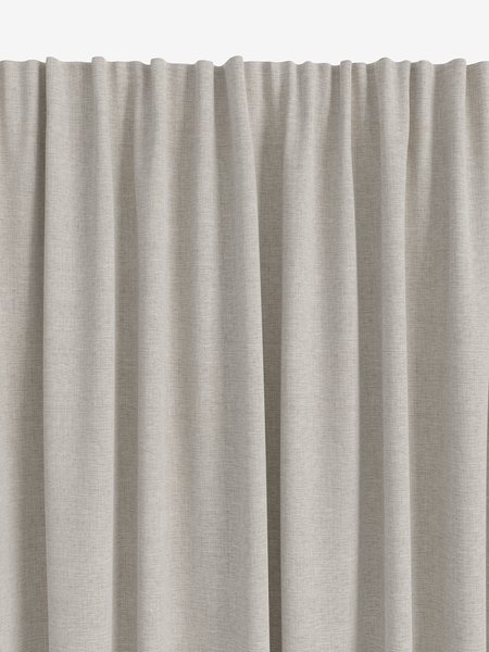 Rideau occultant LEKA 1x140x300 gris chaud